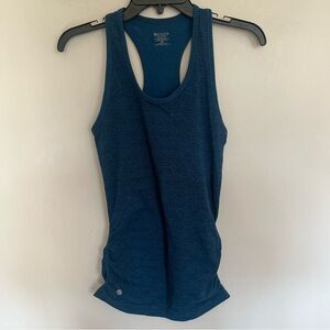 Athleta Racerback Top Womens Size XS Casual Activewear Gym Traing Rouched‎ Sides